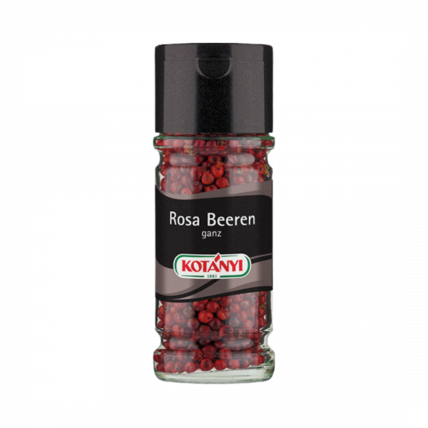 Kotanyi Rosa Beeren ganz, Früchte der brasilianischen Gewürzpflanze, 25 g